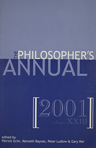 Beispielbild fr The Philosopher's Annual, Volume 23 (Center for the Study of Language and Information - Lecture Notes) zum Verkauf von Ergodebooks