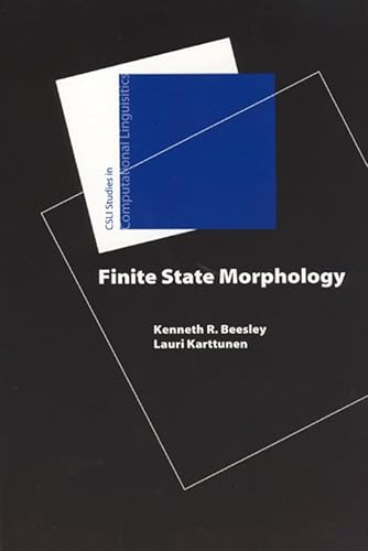 Imagen de archivo de Finite State Morphology a la venta por Jenson Books Inc