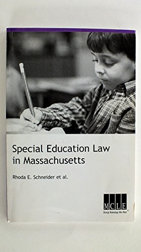 Stock image for Special Education Law in Massachusetts for sale by ThriftBooks-Dallas