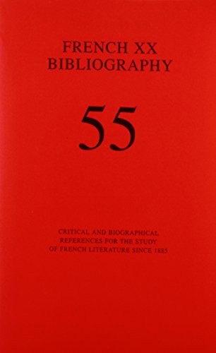 Beispielbild fr French XX Bibliography: Critical and Bibliographical References for the Study of French Literature Since 1885 (French XX Bibliography 55) zum Verkauf von Zubal-Books, Since 1961