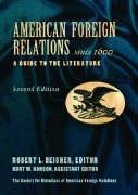 Stock image for American Foreign Relations Since 1600: A Guide to the Literature for sale by Irish Booksellers