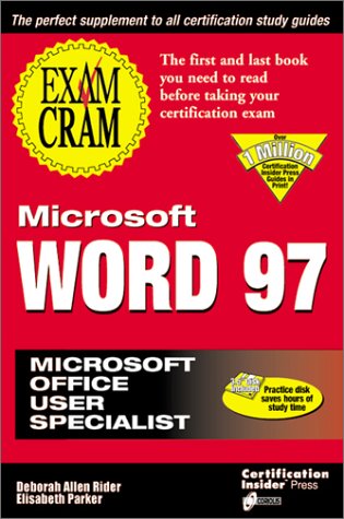 Stock image for Microsoft Word 97 Exam Cram for sale by Books Puddle