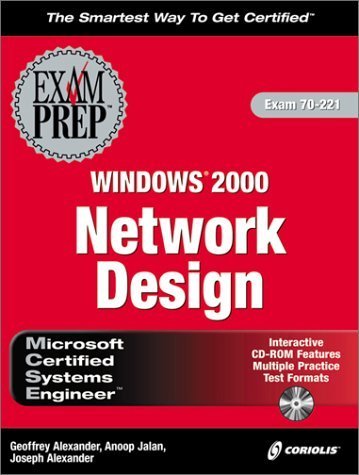 Imagen de archivo de MCSE Windows 2000 Network Design Exam Prep (Exam: 70-221) a la venta por HPB-Red