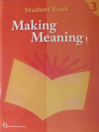Stock image for Making Meaning - Student Book 3 for sale by Better World Books