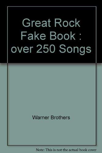 9781576234624: Great Rock Fake Book : over 250 Songs