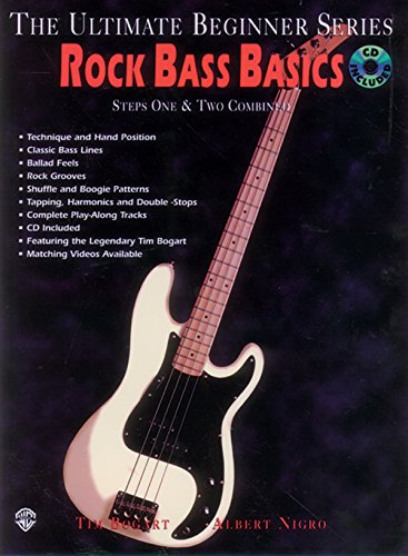 Imagen de archivo de Rock Bass Basics, Steps One & Two Combined - The Ultimate Beginner Series (CD included) a la venta por THE OLD LIBRARY SHOP