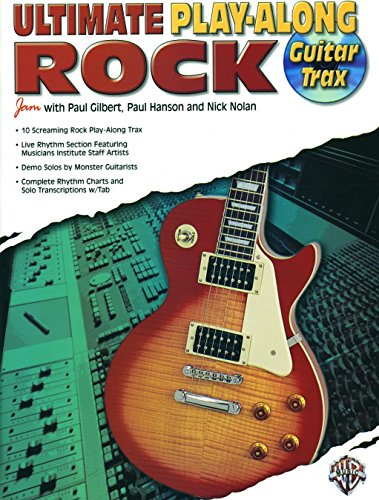 Imagen de archivo de Ultimate Play-Along Guitar Trax Rock: Book & CD a la venta por HPB-Red