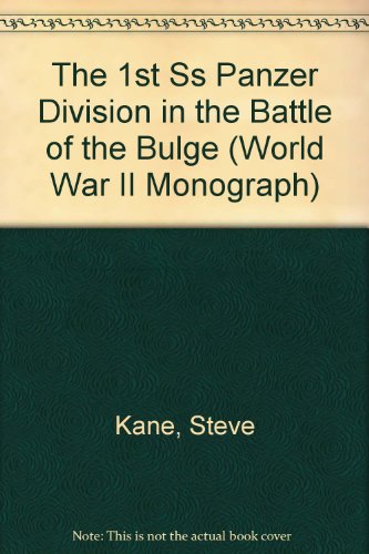 Stock image for The 1st SS Panzer Division in the Battle of the Bulge for sale by Book Grove, RMABA