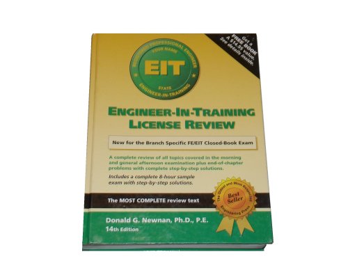 Stock image for Engineer-In-Training License Review for sale by ThriftBooks-Dallas