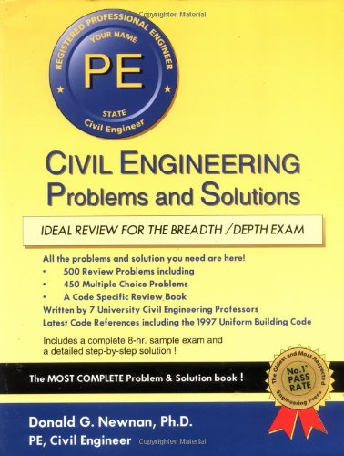 Stock image for Civil Engineering License Problems and Solutions, 14th ed (Engineering Press at OUP) for sale by Ergodebooks