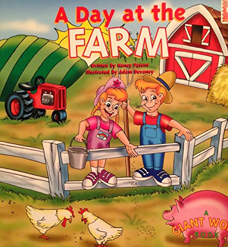 Stock image for A Day at the Farm (Giant Word Book) for sale by Wonder Book