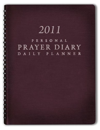 Stock image for 2011 Personal Prayer Diary and Daily Planner (Burgundy) for sale by Buyback Express