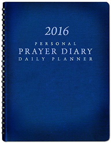 Imagen de archivo de 2016 Personal Prayer Diary and Daily Planner (Navy Blue) a la venta por Irish Booksellers