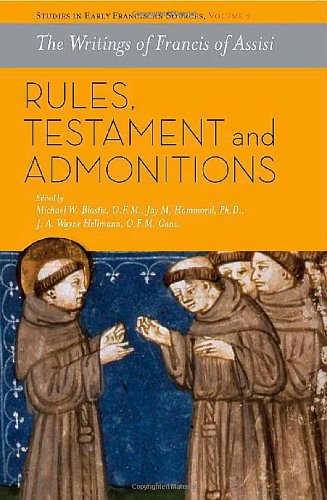9781576592946: Writings Francis Assisi Rules Testament Admonitions Studies in Early Franciscan So