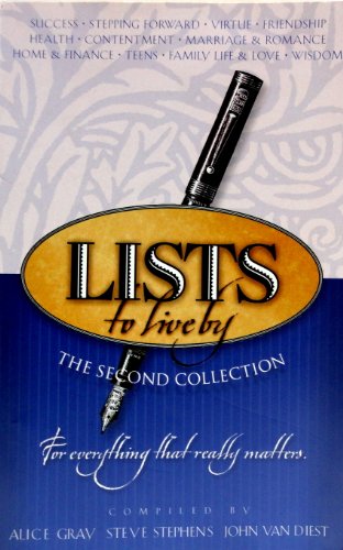 Beispielbild fr Lists to Live By: The Second Collection zum Verkauf von Gulf Coast Books