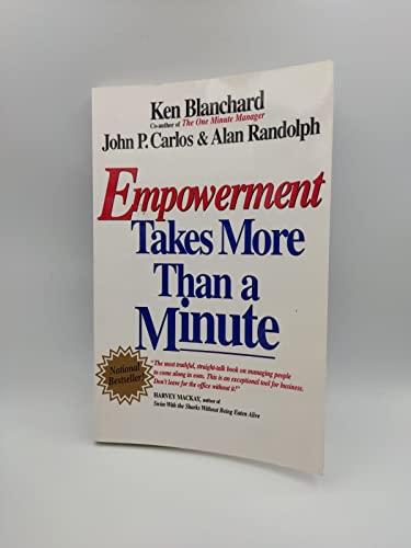 Beispielbild fr Empowerment Takes More Than a Minute zum Verkauf von SecondSale