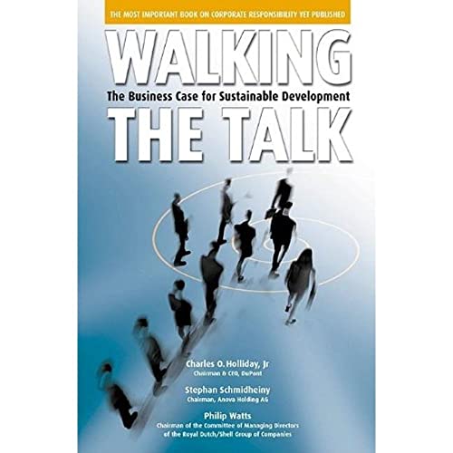 Imagen de archivo de Walking the Talk: The Business Case for Sustainable Development a la venta por Anderson Book