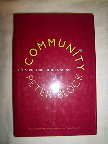 Imagen de archivo de Community: The Structure of Belonging a la venta por Goodwill