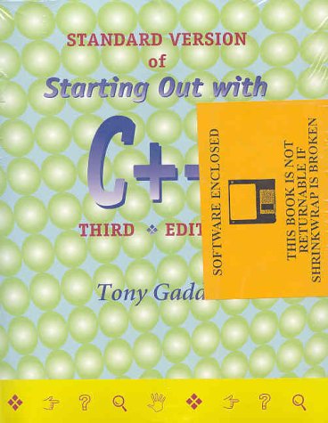 Beispielbild fr Starting Out with C++, Standard Edition zum Verkauf von Better World Books
