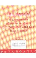 Stock image for Starting Out With C++: Lab Manual to Accompany the Alternate Version for sale by Half Price Books Inc.