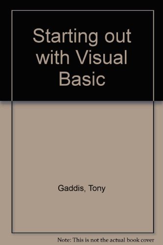 Starting out with JAVA (9781576761090) by Gaddis, Tony