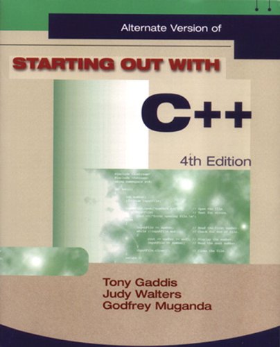 9781576763346: Starting Out with C++ Alternate