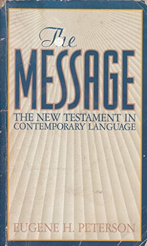 9781576831021: The MESSAGE The New Testament in Contemporary Language