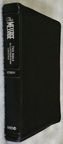 Beispielbild fr The Message Bible (Slimline Black Bonded Leather Edition) zum Verkauf von ThriftBooks-Atlanta