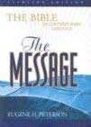 9781576834510: The Message the Bible in Contemporary Language: Genuineleather/Dark Navy/Slimline Edition