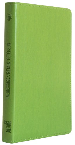 Imagen de archivo de The Message Remix NT Bright Green Lthr Lk: The New Testament in Contemporary Language a la venta por Idaho Youth Ranch Books