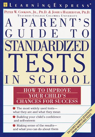 Imagen de archivo de PARENT'S GUIDE TO STANDARDIZED TESTS a la venta por The Book Spot