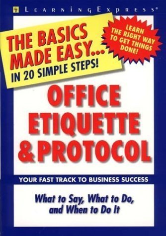 9781576851456: OFFICE ETIQUETTE & PROTOCOL