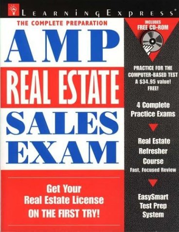 Imagen de archivo de Amp Real Estate Sales Exam [With CDROM] a la venta por ThriftBooks-Atlanta