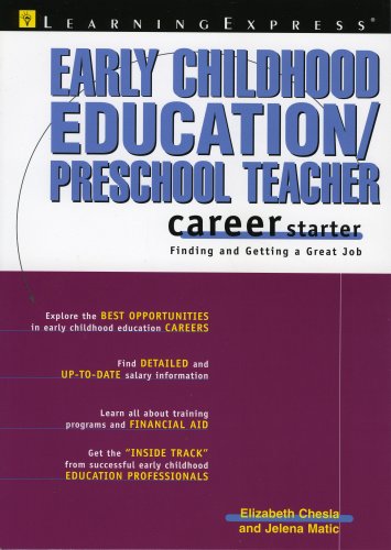 Stock image for Early Childhood Education/Preschool Teacher Career Starter for sale by ThriftBooks-Dallas