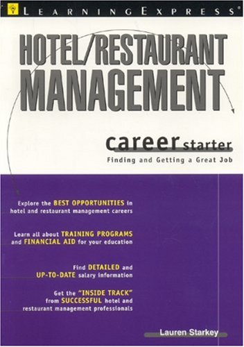 Stock image for Hotel/Restaurant Management : Career Starter for sale by Better World Books: West