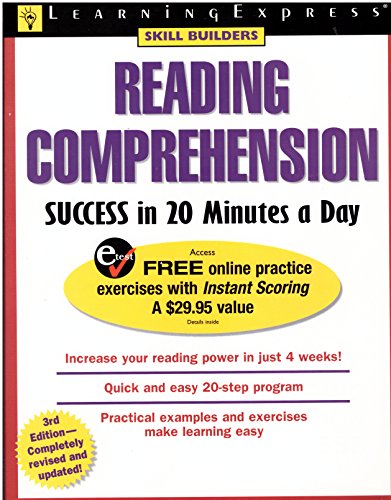 Stock image for Reading Comprehension Success in 20 Minutes a Day for sale by Better World Books