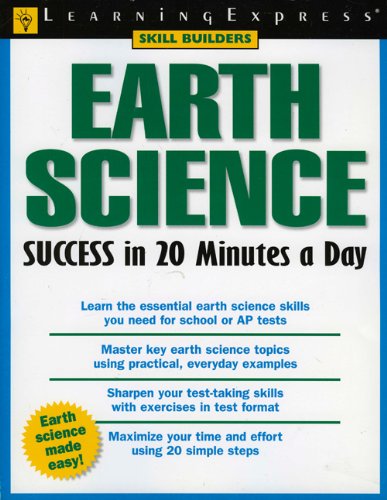 Beispielbild fr Earth Science Success in 20 Minutes a Day zum Verkauf von Better World Books