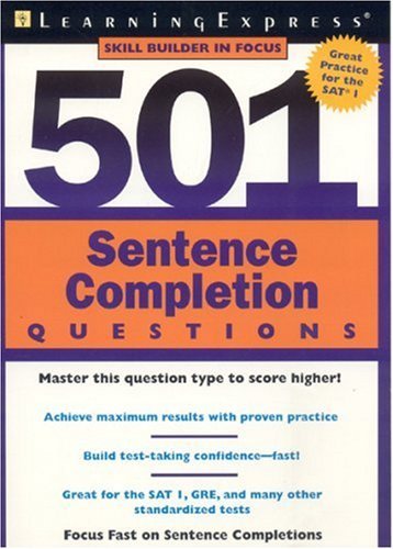 Stock image for 501 Sentence Completion Questions (501 Series) for sale by Front Cover Books