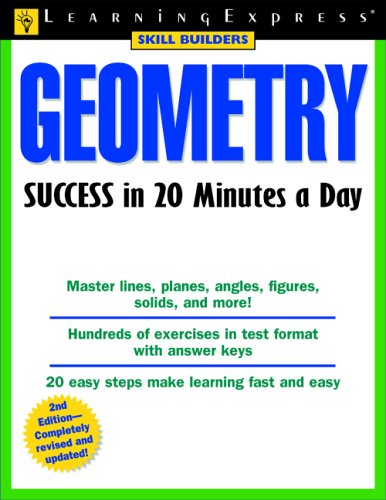 Stock image for Geometry Success in 20 Minutes a Day for sale by ThriftBooks-Dallas