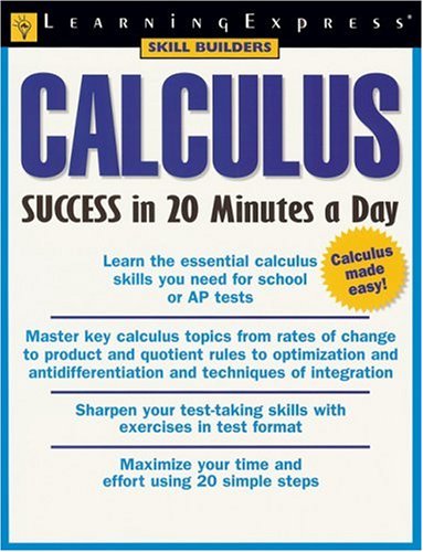 Stock image for Calculus Success in 20 Minutes a Day for sale by Better World Books