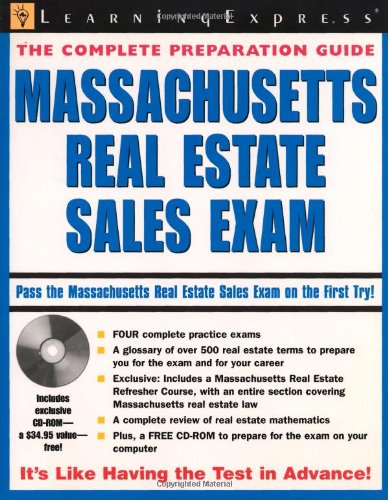 Imagen de archivo de Massachusetts Real Estate Sales Exam [With CDROM] a la venta por ThriftBooks-Atlanta