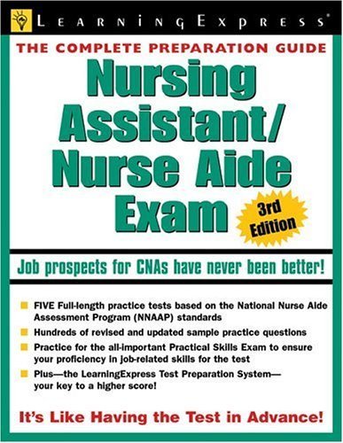 Stock image for Nursing Assistant/Nurse Aide Exam 3rd Edition (Nursing Assistant/Nurse Aide Exam) for sale by Front Cover Books