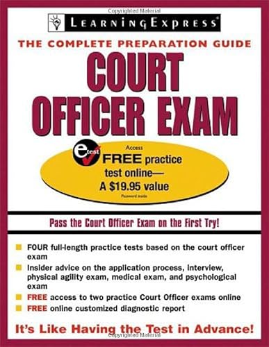 Imagen de archivo de Court Officer Exam a la venta por Better World Books