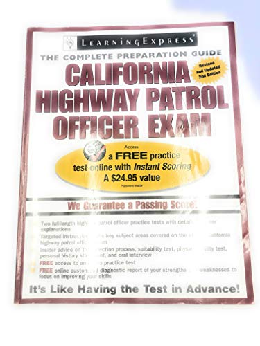 Beispielbild fr California Highway Patrol Officer Exam zum Verkauf von SecondSale