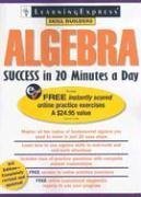 Beispielbild fr Algebra Success in 20 Minutes a Day, 3rd Edition (Skill Builders) zum Verkauf von BookHolders