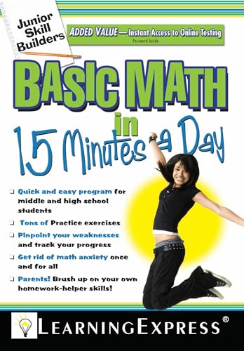 Stock image for Basic Math in 15 Minutes a Day for sale by Better World Books: West
