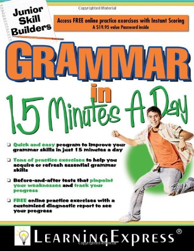 Stock image for Grammar in 15 Minutes a Day: Junior Skill Buider for sale by Your Online Bookstore