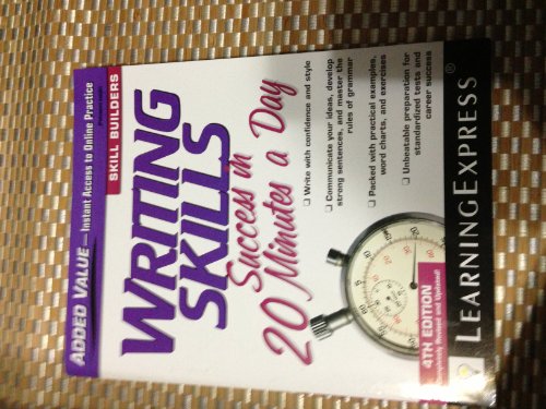 Stock image for Writing Skills Success in 20 Minutes a Day for sale by Ergodebooks