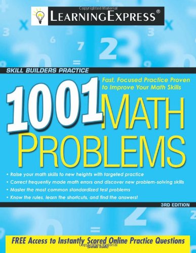 Stock image for 1001 Math Problems (1001 Series) for sale by Books of the Smoky Mountains
