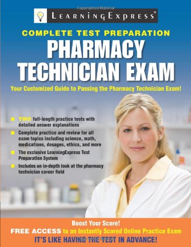 Beispielbild fr Pharmacy Technician Exam zum Verkauf von Wonder Book